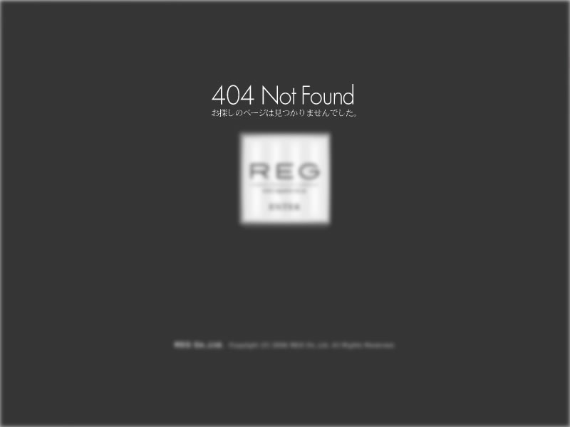 404 Not Found | お探しのページは見つかりませんでした。